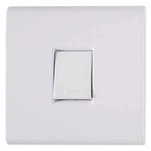 Conjunto 4x2 com 1 Interruptor Simples Tramontina Liz 10 A 250 V Branco Tramontina